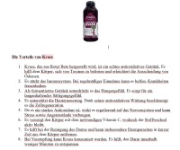 Jungle Healthy Food Rote Bete Kvass Getränke 500 ml