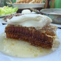Özbal Premium Wabenhonig im Holzrahmen & Karakovan (300±50g)