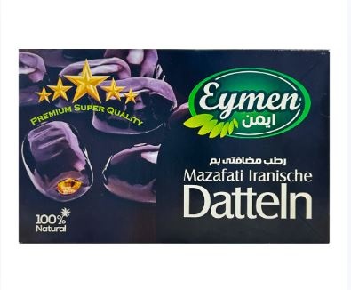 Eymen Mazafati Datteln Premium Frische Datteln mit Kern 500 g
