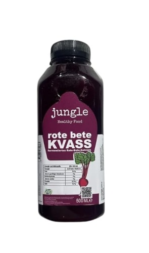 Jungle Healthy Food Rote Bete Kvass Getränke 500 ml