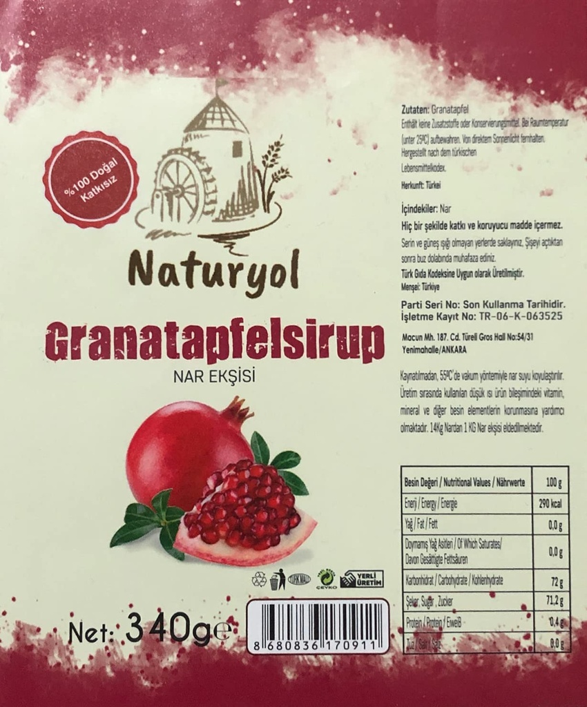 Naturyol Nar Eksisi 100% 340 g - 3