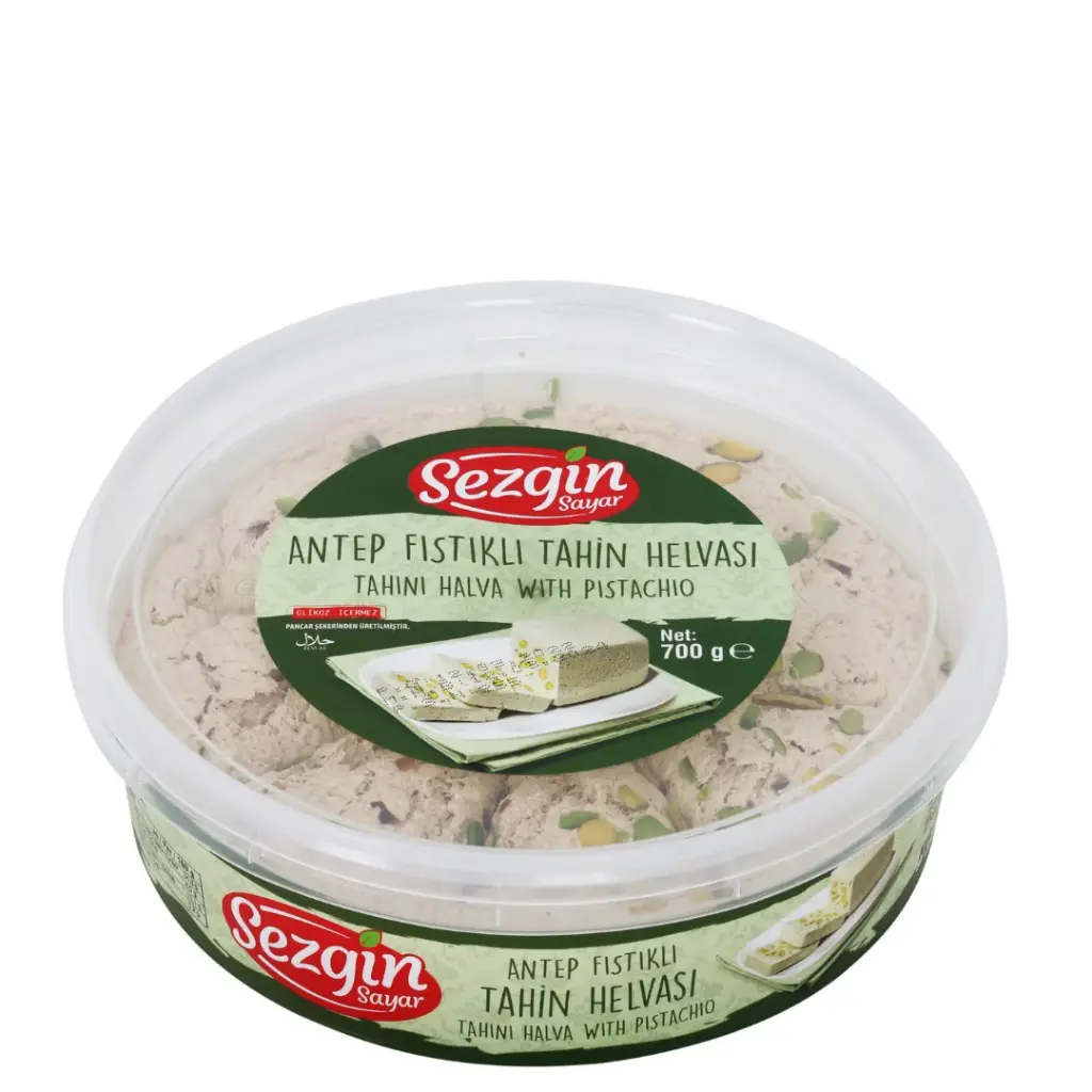 Sezgin Tahini Halva mit Pistazien 700g