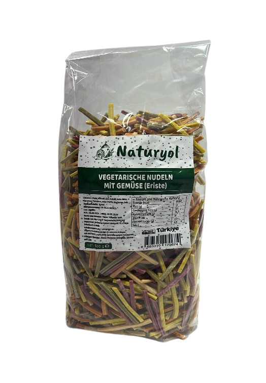 Naturyol Vegetarsiche Nudeln mit Gemuse 500 g