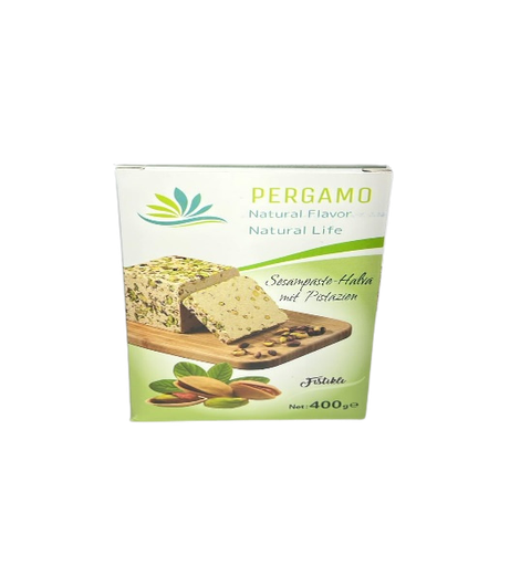 [1876-0014] Pergamo Halva mit Pistazien 400 g