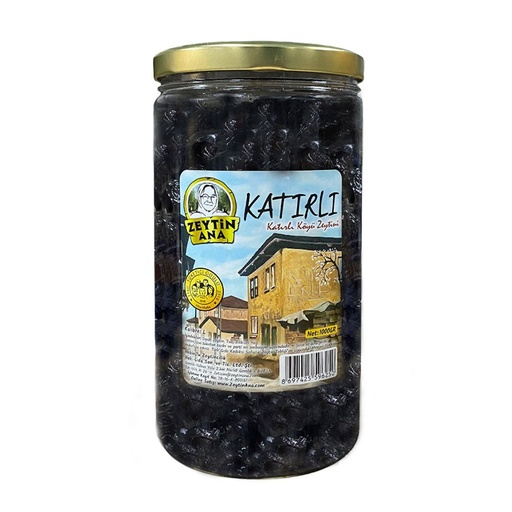 [427-0058] Zeytin Ana Schwarze Oliven - Katırlı 1000 g